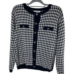 Alfred‎ Dunner cardigan sweater medium petite